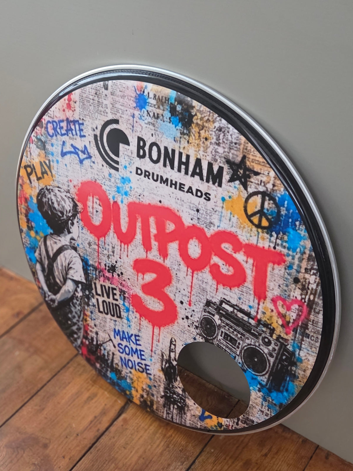 Custom Bass drum Graphic