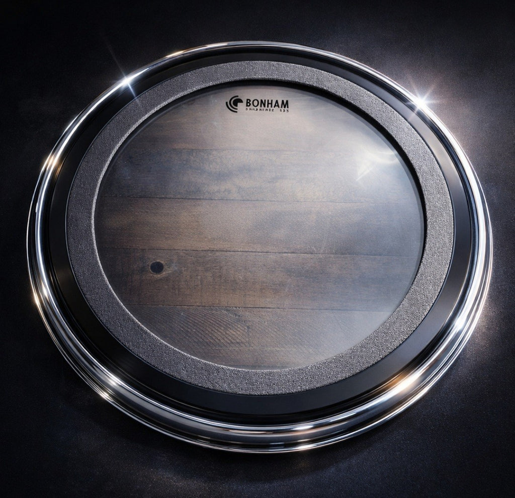 22" Bass Drum Head 2 Ply EXD External Damping Kick Drum Skin – Bonham Drumheads 0