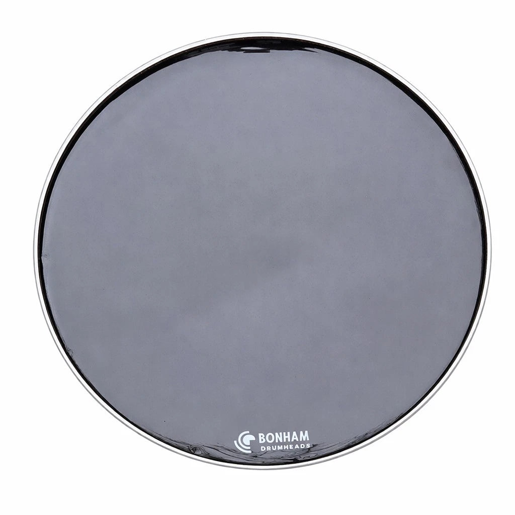 Black Resonant Bass Drum Head