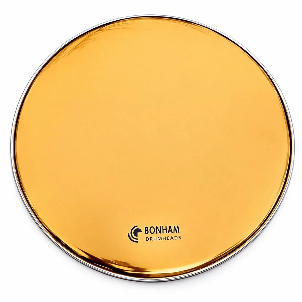 Gold Mirror Bass Drum Head