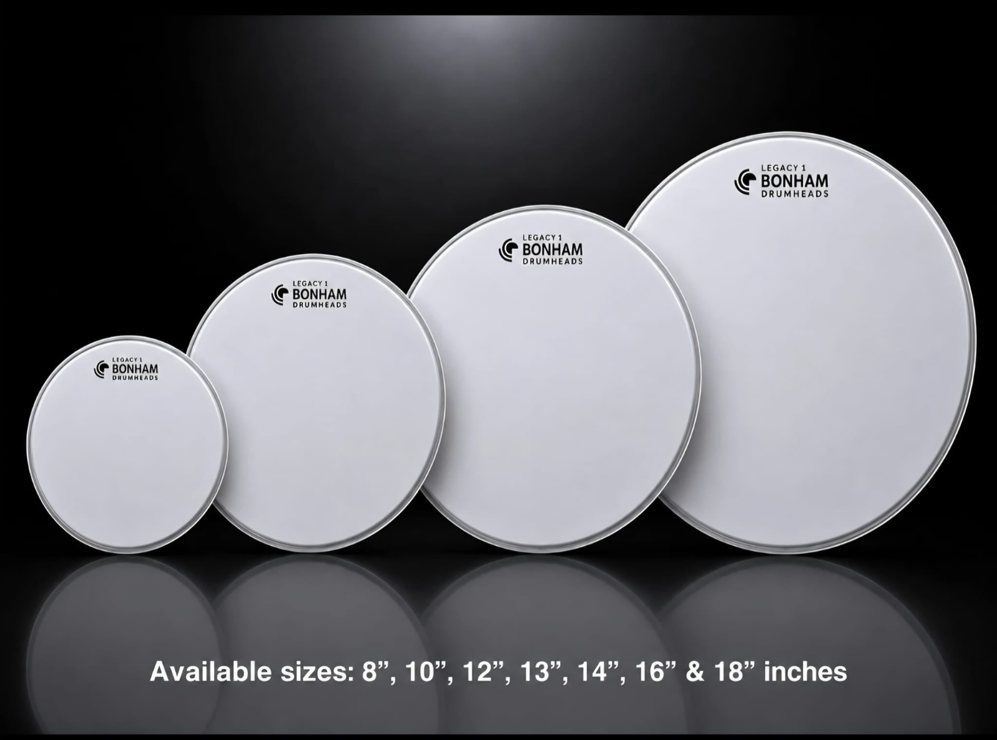LEGACY 1 Drum Heads (tom-tom) single ply coated