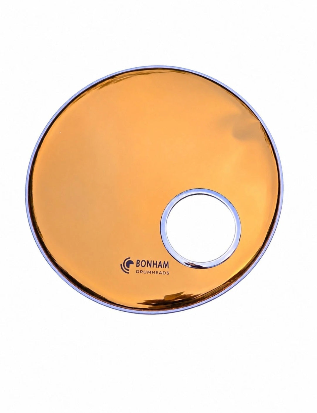 Gold Mirror Bass Drum Head
