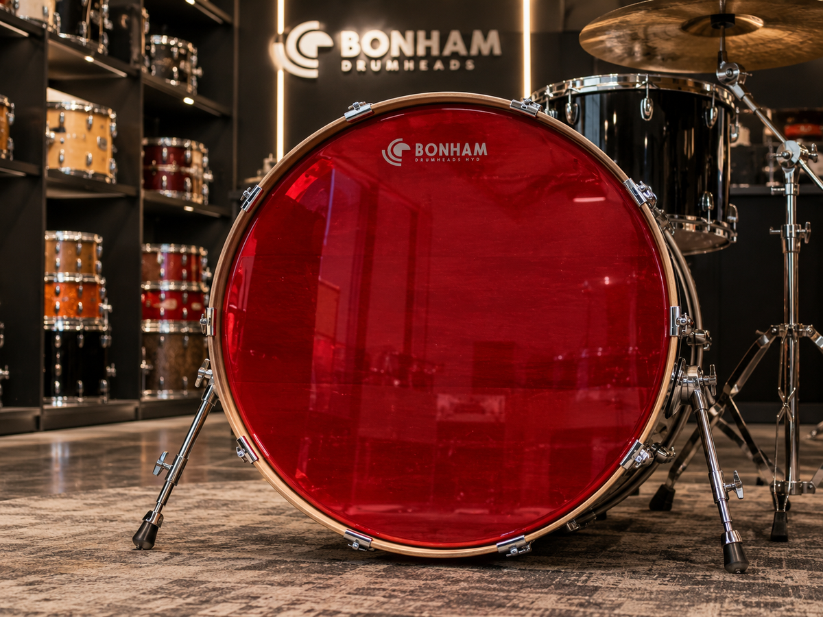 HYD Red Bass Drum Head