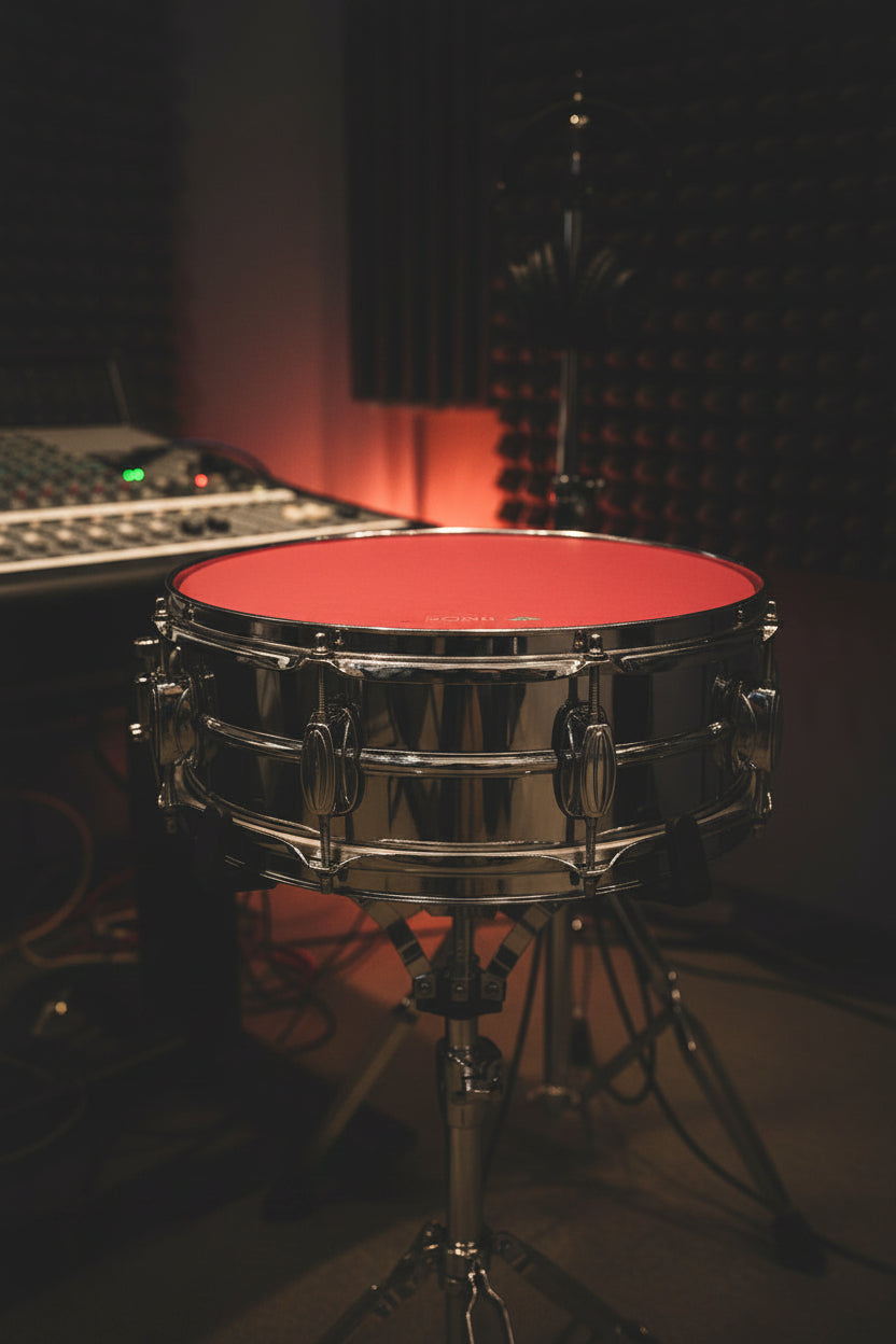 Red Coated Snare Drum Head SBC